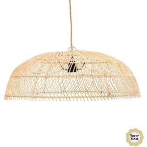 Suspension Bazar Bizar THE PARAGUAS M-Suspension Rotin Ø60cm Beige