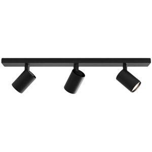 Spot Astro ASCOLI TRIPLE BAR-Barre 3 spots orientables metal L60cm Noir