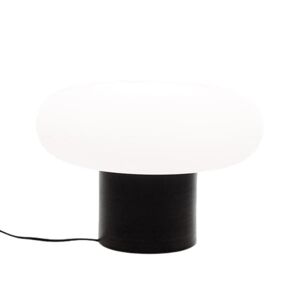 Artemide Lampe à poser Artemide ITKA-Lampe à poser en Céramique / Verre Soufflé Ø35cm Noir