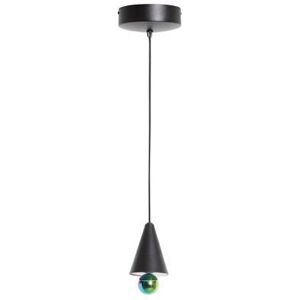 Petite Friture Suspension Petite Friture CHERRY LED-Suspension Métal LED Ø9cm H17cm Noir