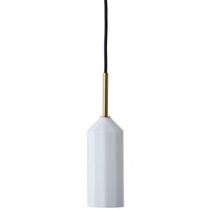 Suspension LE KLINT PLIVERRE-Suspension en Verre depoli / Laiton Ø8.5cm Blanc