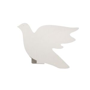 Applique murale Goodnight Light PALOMA-Applique murale / Lampe a poser en metal decoupe forme Colombe avec prise H32cm Beige