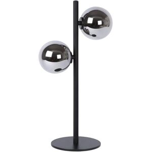 Lampe a poser Lucide TYCHO-Lampe a poser 2 lumieres H43cm Noir