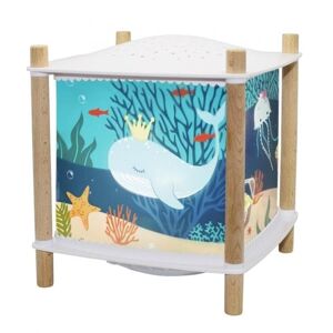 Veilleuse lumineuse Trousselier LANTERNE 2.0 OCEAN-Veilleuse Lanterne LED Connectee avec projection d'etoiles H18.5cm Multicolore