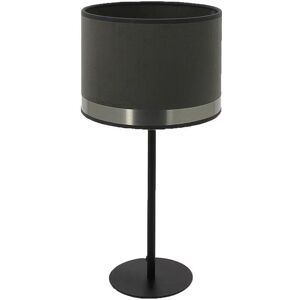 Lampe a poser Metropolight ART DECO-Lampe a poser Velours/Laiton/Metal H40cm Gris