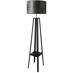 Lampadaire Metropolight CLUB-Lampadaire Simili Cuir/Metal H170.5cm Gris