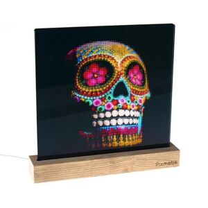 Lampe a poser Pixmatik CALAVERA-Lampe a poser LED Bois L33cm Multicolore