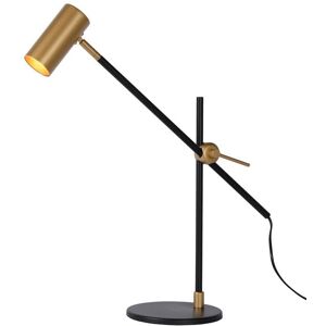 Lampe a poser Lucide PHILINE-Lampe de bureau H50cm Noir