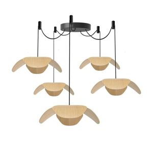 Suspension Umage FORGET ME NOT-Suspension 5 Lumieres Bois L38cm Bois