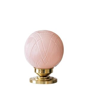 Lampe a poser Vanity Boum PRECIEUSE-Lampe a poser Verre/Laiton Ø16cm Rose