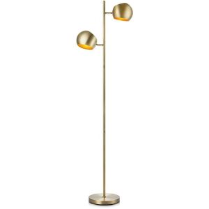 Lampadaire Markslöjd EDGAR-Lampadaire 2Lumieres Metal H145cm Laiton