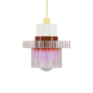 Suspension Warren & Laetitia GIGI n°5-Suspension Materiaux recycles L28cm Multicolore