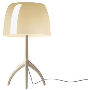 Foscarini Lampe à poser Foscarini LUMIERE GRANDE-Lampe à poser Métal & Verre H45cm Beige