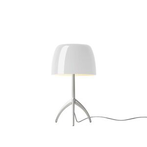 Lampe a poser Foscarini LUMIERE PICCOLA-Lampe a poser Metal & Verre H34.5cm Blanc