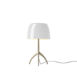 Lampe à poser Foscarini LUMIERE PICCOLA-Lampe à poser Métal & Verre avec Variateur H34.5cm Blanc - Publicité