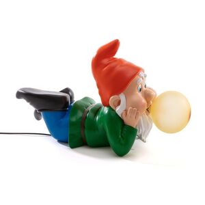 Lampe a poser Seletti GUMMY DREAMING-Lampe a poser nain de jardin USB H30cm Multicolore