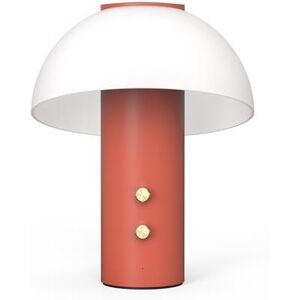 Lampe a poser Jaune Studio PICCOLO-Lampe a poser LED sans fil Enceinte Metal/Verre H30cm Rouge