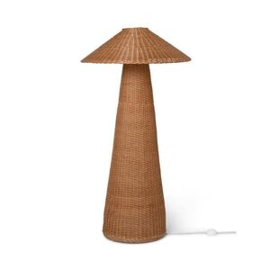 Lampadaire Ferm Living DOU-Liseuse Rotin H131cm Beige