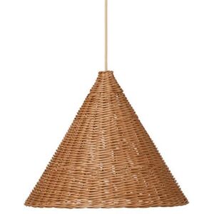 Suspension Ferm Living DOU-Suspension Rotin Ø45cm Beige