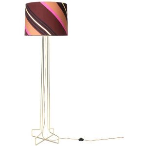 Lampadaire HKliving DORIS-Lampadaire Métal/Coton H175cm Violet - Publicité