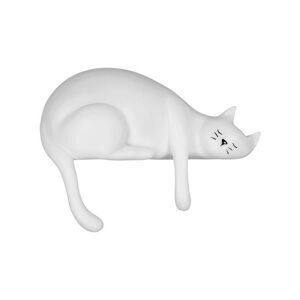Veilleuse lumineuse Rose In April GEORGES LE CHAT-Lampe a poser / Veilleuse LED Chat L30cm Blanc