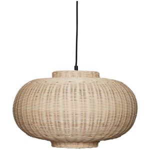 Suspension Hubsch CHAND ELLIPSE-CHAND ELLIPSE - Suspension Rotin H27cm Beige