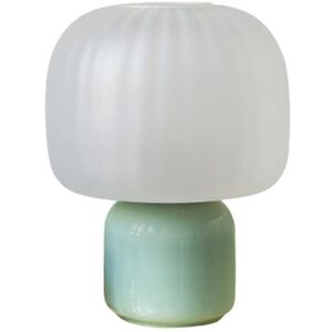 Lampe a poser Vanity Boum LOULOU-Lampe a poser LED Verre teinte/Verre depoli H30cm Vert