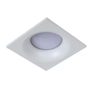 Spot Lucide ZIVA-Spot encastrable salle de bain carre L8.5cm Blanc