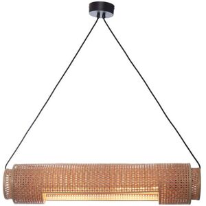 Good & Mojo Suspension Good & Mojo BHUTAN-Suspension bambou cylindre allongée L85cm Beige