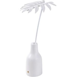 Lampe a poser Seletti LEAVES LAMP-Lampe a poser LED Resine feuille epaisse sans fil H33cm Blanc