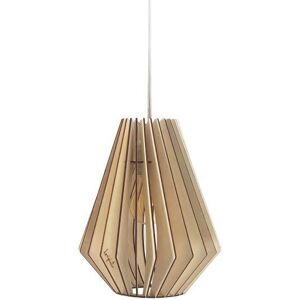 Suspension Atelier Loupiote AMBRE-Suspension Bois FSC Ø21cm Bois