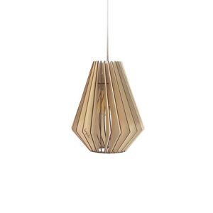 Atelier Loupiote Suspension Atelier Loupiote AMBRE-Suspension Bois FSC Ø21cm Bois