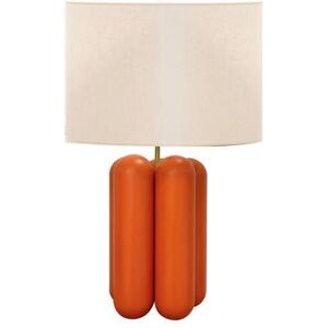 Lampe à poser Cosin Paris LA PETITE LAMPE CHARLOTTE-Lampe à poser Bois H32cm Orange - Publicité