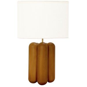 Lampe a poser Cosin Paris LA PETITE LAMPE CHARLOTTE-Lampe a poser Bois H32cm Marron