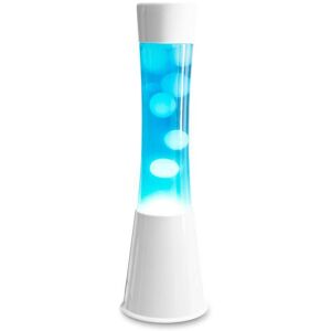 Lampe à poser Fisura TOWER-Lampe lave Métal/Verre H39cm Bleu - Publicité