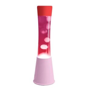 Lampe à poser Fisura TOWER-Lampe lave Métal/Verre H39cm Rose - Publicité