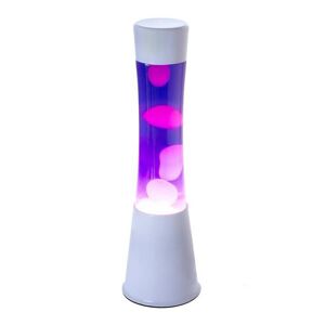 Lampe à poser Fisura TOWER-Lampe lave Métal/Verre H39cm Violet - Publicité