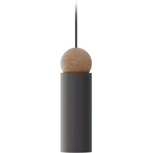 Suspension Robin ROCIO-Suspension Metal/Bois H20cm Noir