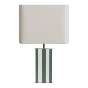 Lampe a poser Red Edition ELYSEE-Lampe a poser Bois laque / Laiton H71cm Vert