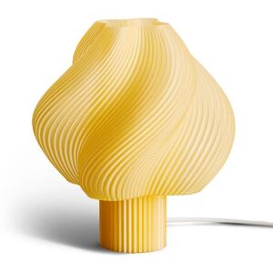 Lampe a poser Creme Atelier SOFT SERVE GRANDE-Lampe a poser plastique recycle H34cm Jaune