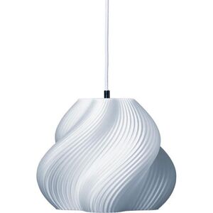 Suspension Creme Atelier SOFT SERVE 02-Suspension plastique recycle H25cm Argente