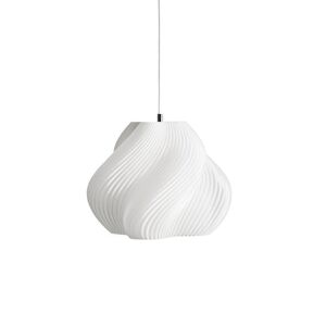 Suspension Creme Atelier SOFT SERVE 02-Suspension plastique recycle H25cm Laiton