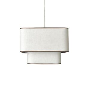 Suspension LIGHTONLINE PYLA-Suspension double Lin L35cm Marron