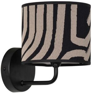 Corep Applique murale Corep NAIROBI-Applique murale Tissu H19.5cm Noir