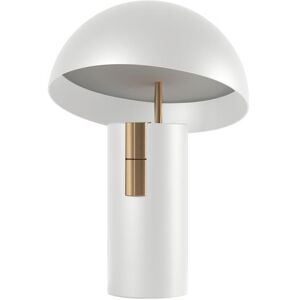 Lampe a poser Jaune Studio ALTO-Lampe a poser LED Enceinte Metal H35cm Blanc