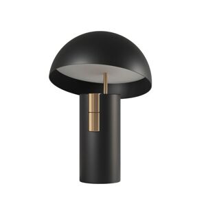 Lampe a poser Jaune Studio ALTO-Lampe a poser LED Enceinte Metal H35cm Noir