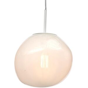 Suspension It's About RoMi HELSINKI-Suspension Rocher Fer/Verre Ø26cm Blanc