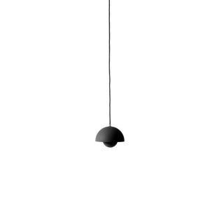 Suspension & Tradition FLOWERPOT VP10-Suspension Metal laque Ø16cm Noir