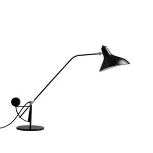 Lampe a poser DCW Editions MANTIS-Lampe de bureau acier et aluminium H83cm Noir
