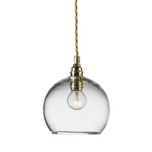 Ebb & Flow Suspension Ebb & Flow ROWAN PENDANT-Suspension Verre Ø15.5cm Transparent